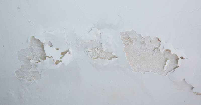 Peinture qui cloque sur le placo d'une chambre suite fuite invisible sur Béziers