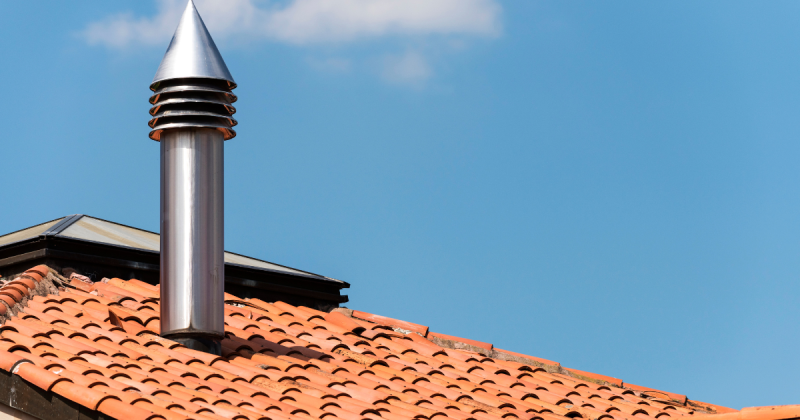 Cheminée sur villa neuve solin non étanche détection de fuite sur Lunel proche de Baillargues